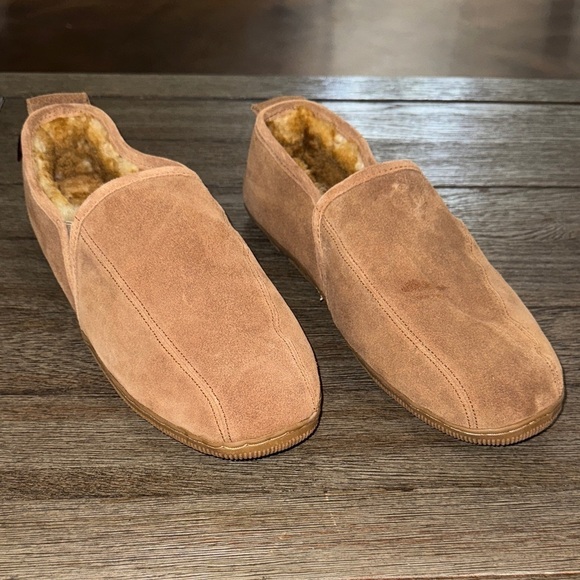 Red Wing Shoes Romeo Slippers tan brown main image 7